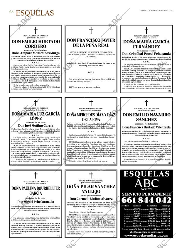 ABC SEVILLA 19-02-2023 página 68