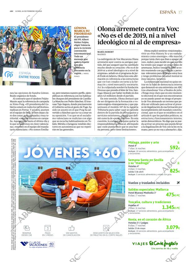 ABC MADRID 20-02-2023 página 17