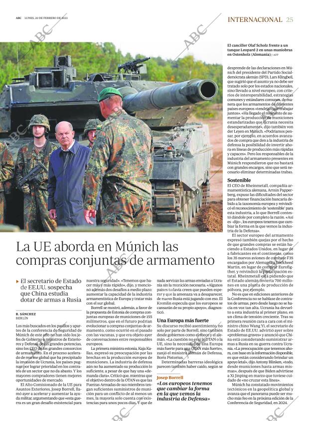 ABC MADRID 20-02-2023 página 25