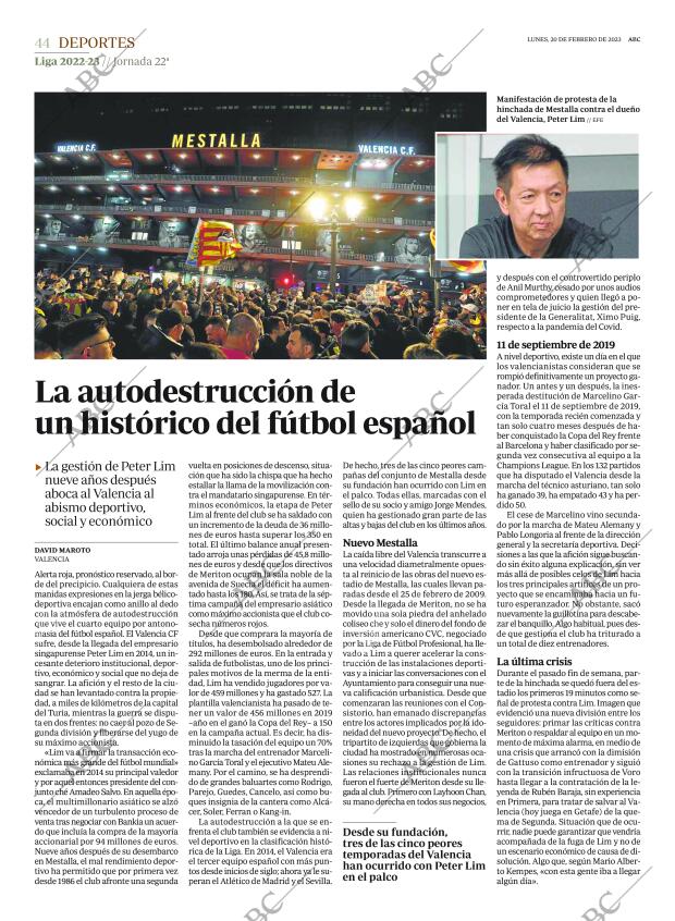 ABC MADRID 20-02-2023 página 44