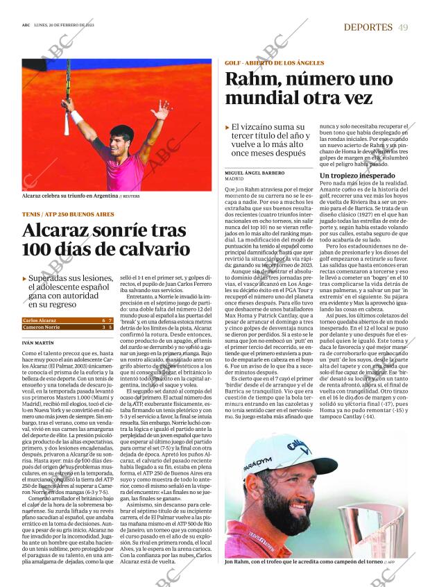 ABC MADRID 20-02-2023 página 49