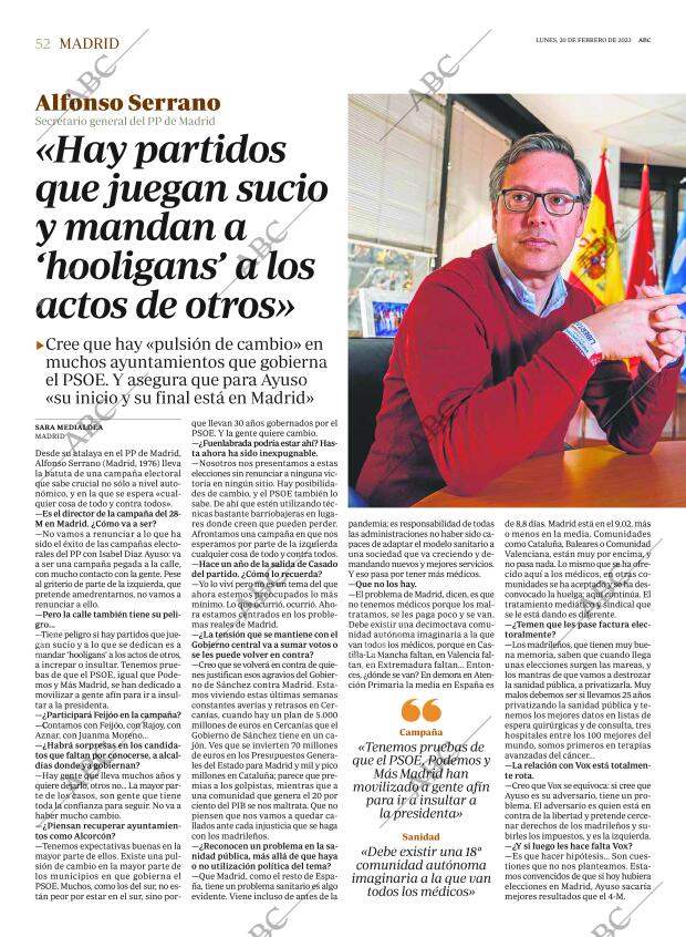ABC MADRID 20-02-2023 página 52