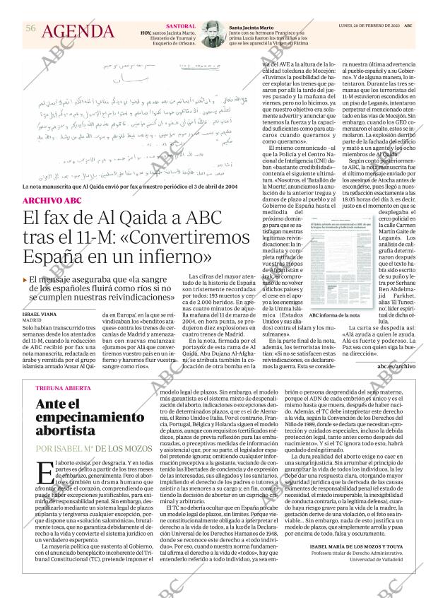 ABC MADRID 20-02-2023 página 56