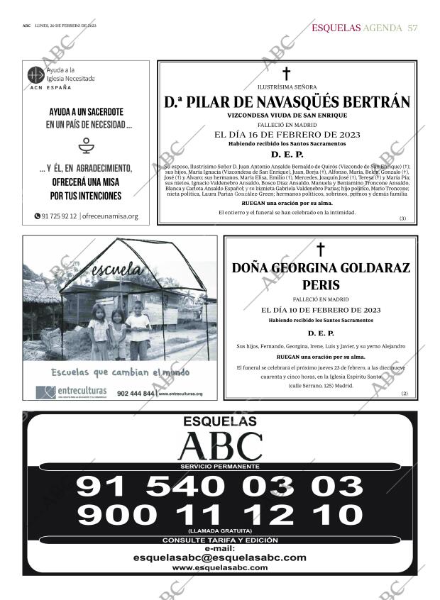 ABC MADRID 20-02-2023 página 57