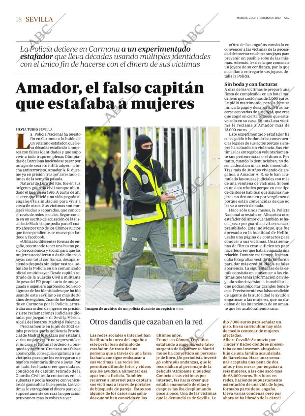ABC SEVILLA 21-02-2023 página 18