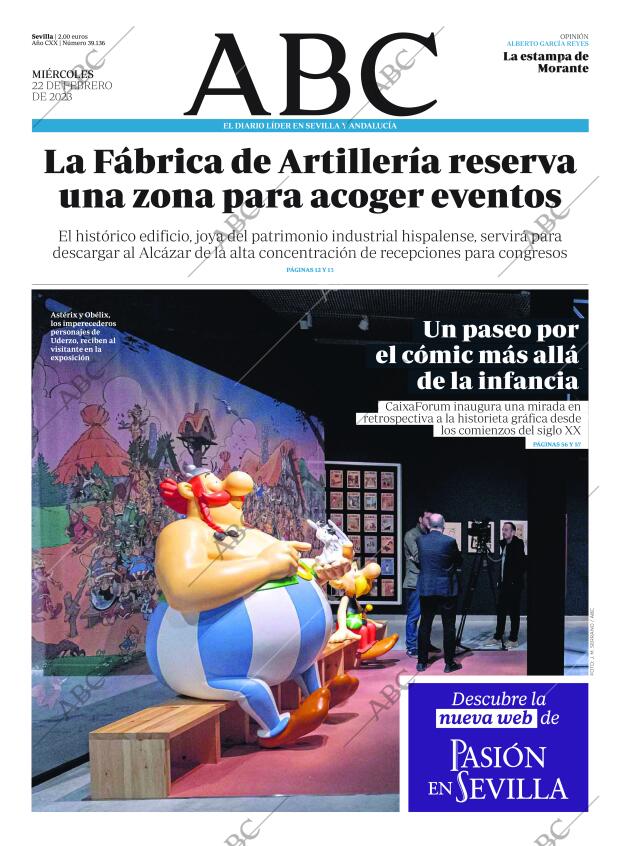 ABC SEVILLA 22-02-2023 página 1