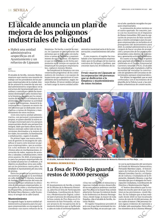 ABC SEVILLA 22-02-2023 página 14