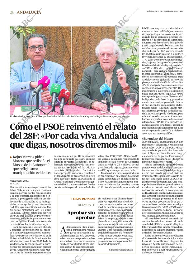 ABC SEVILLA 22-02-2023 página 26