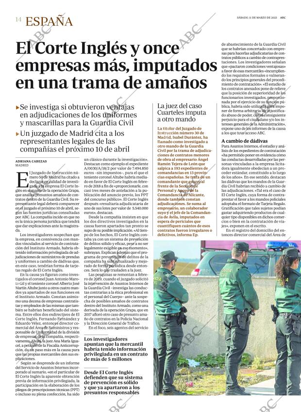 ABC MADRID 11-03-2023 página 14