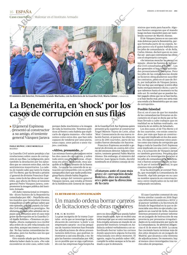 ABC MADRID 11-03-2023 página 16