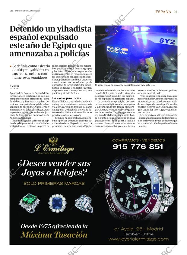 ABC MADRID 11-03-2023 página 21