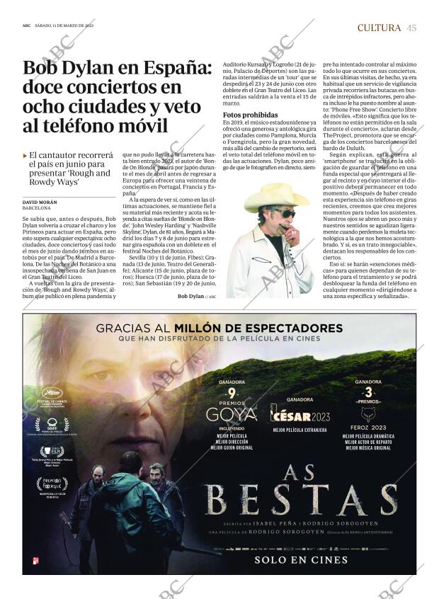 ABC MADRID 11-03-2023 página 45