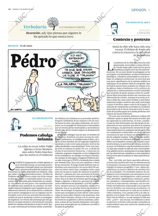 ABC MADRID 11-03-2023 página 5