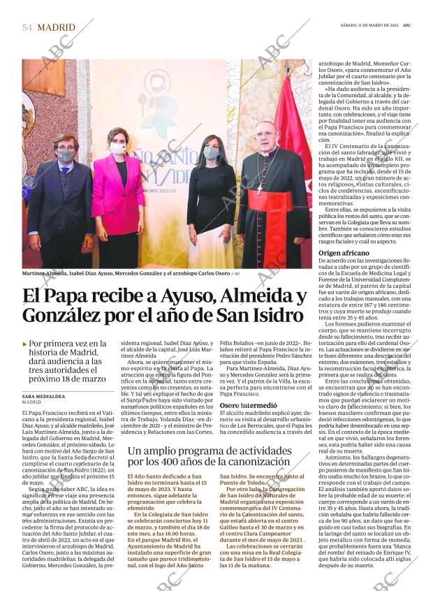 ABC MADRID 11-03-2023 página 54