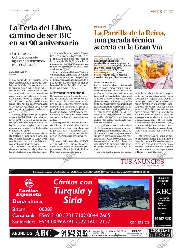 ABC MADRID 11-03-2023 página 57