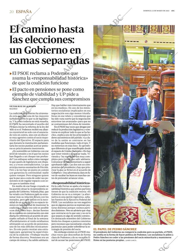 ABC MADRID 12-03-2023 página 20