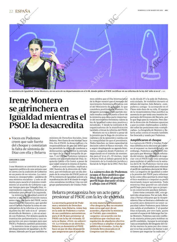 ABC MADRID 12-03-2023 página 22