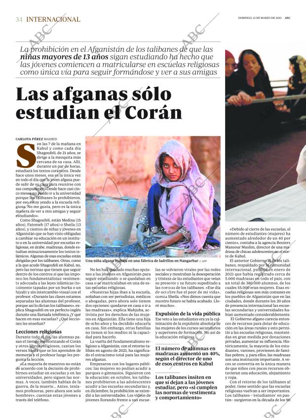 ABC MADRID 12-03-2023 página 34