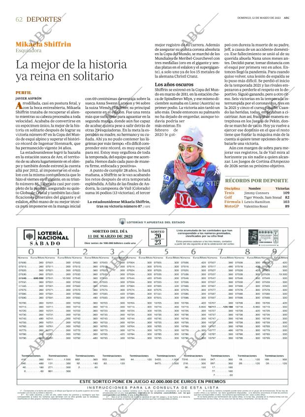 ABC MADRID 12-03-2023 página 62