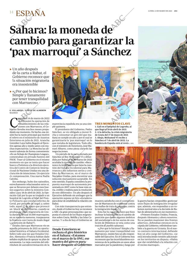 ABC MADRID 13-03-2023 página 14