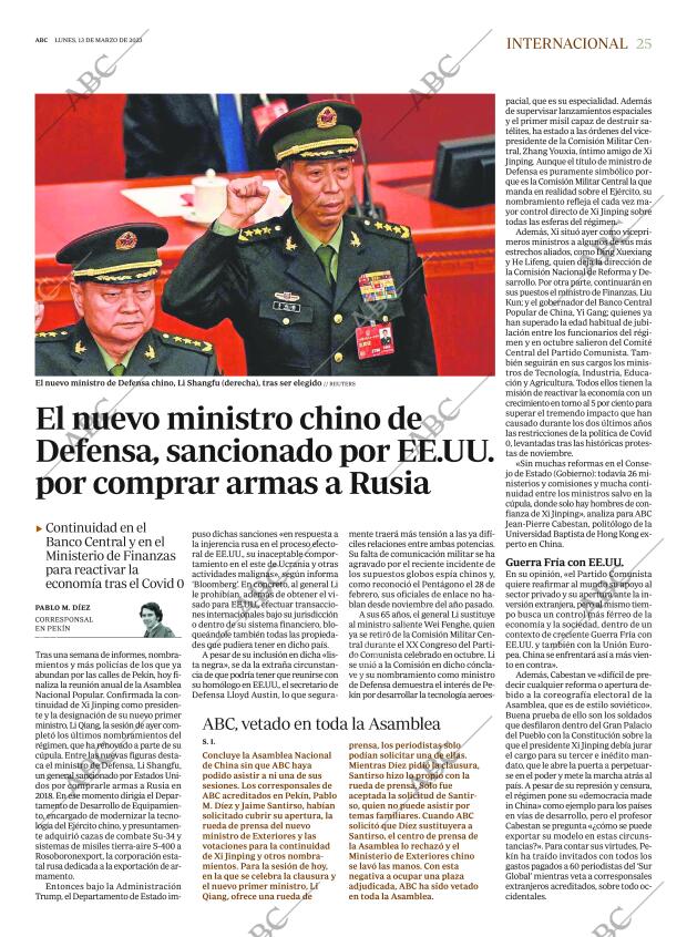ABC MADRID 13-03-2023 página 25