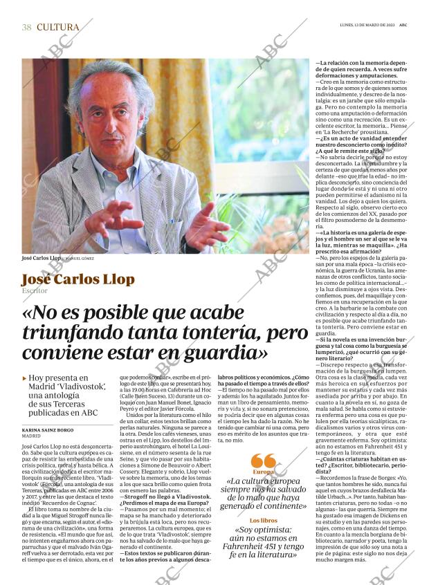 ABC MADRID 13-03-2023 página 38