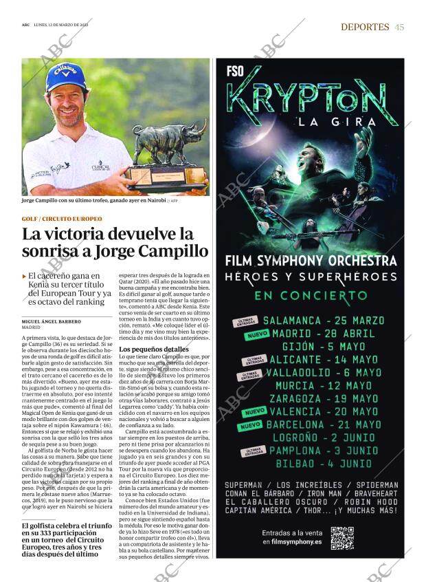 ABC MADRID 13-03-2023 página 45