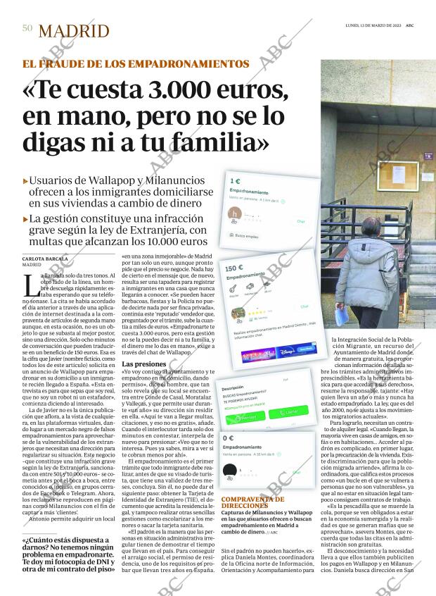ABC MADRID 13-03-2023 página 50