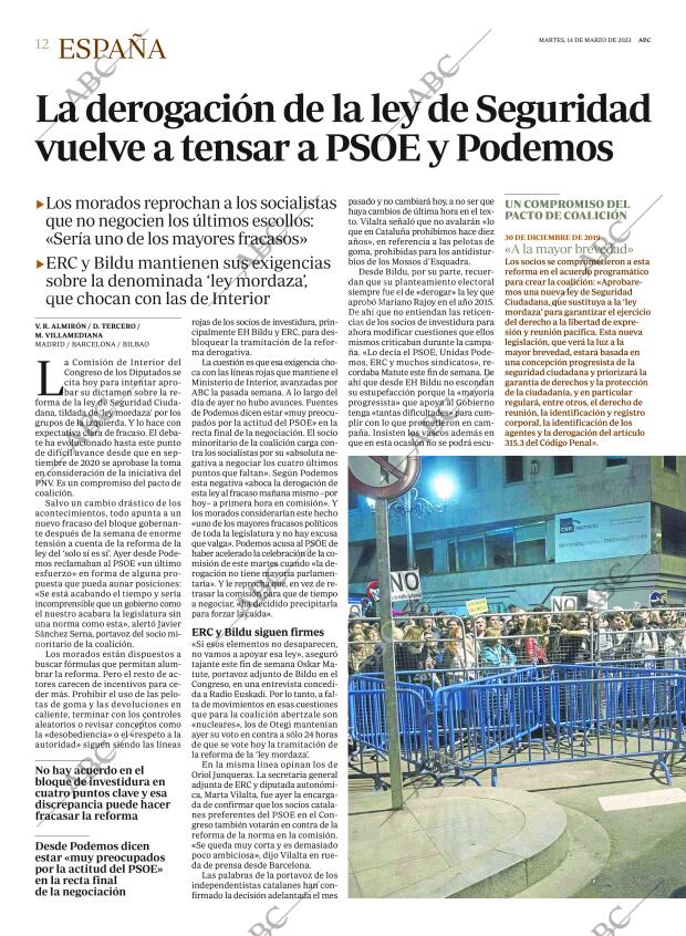 ABC MADRID 14-03-2023 página 12