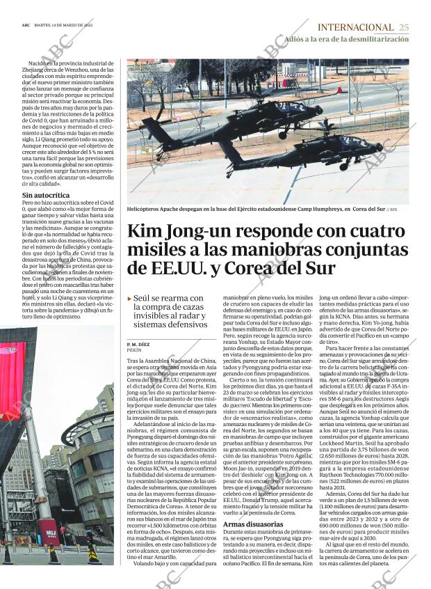 ABC MADRID 14-03-2023 página 25