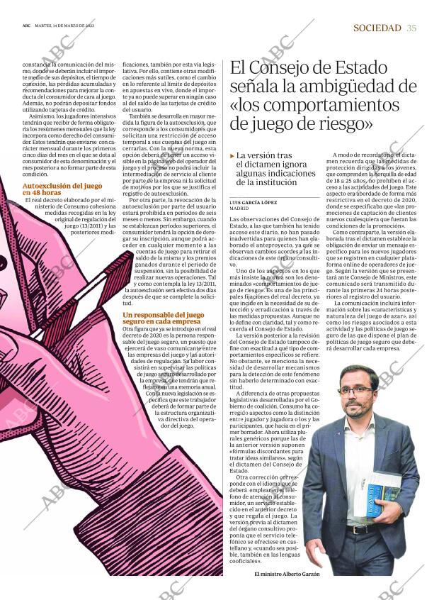ABC MADRID 14-03-2023 página 35