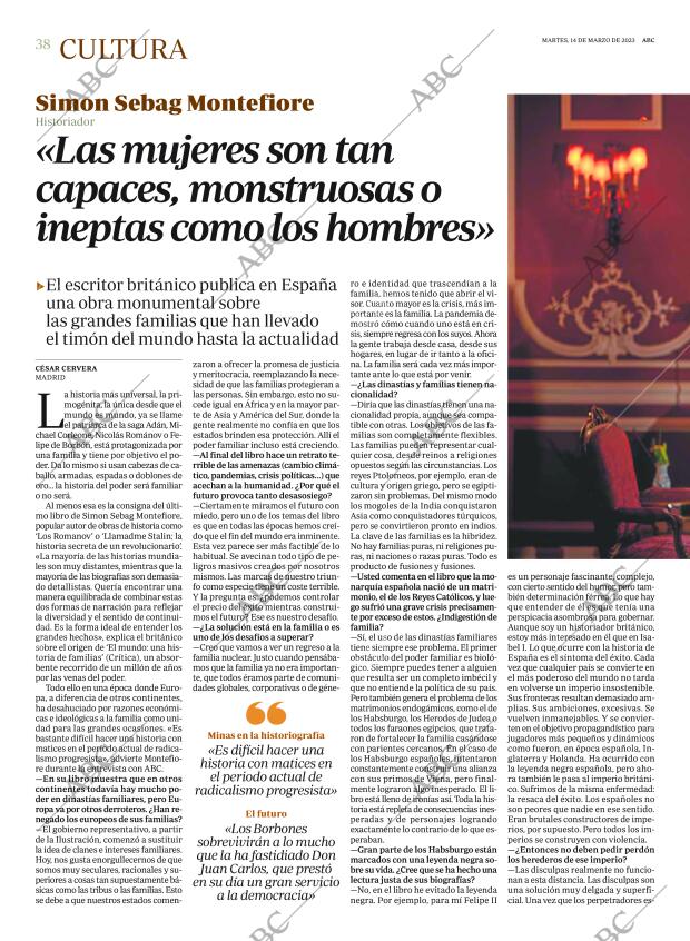 ABC MADRID 14-03-2023 página 38