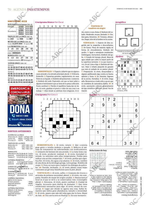 ABC MADRID 19-03-2023 página 70