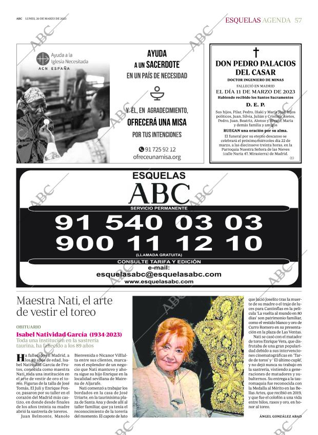 ABC MADRID 20-03-2023 página 57