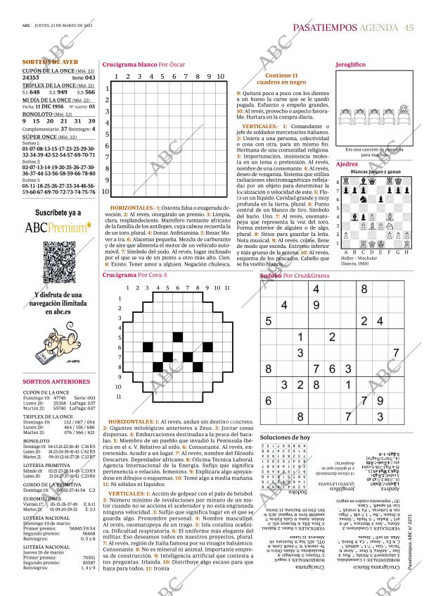 ABC MADRID 23-03-2023 página 45