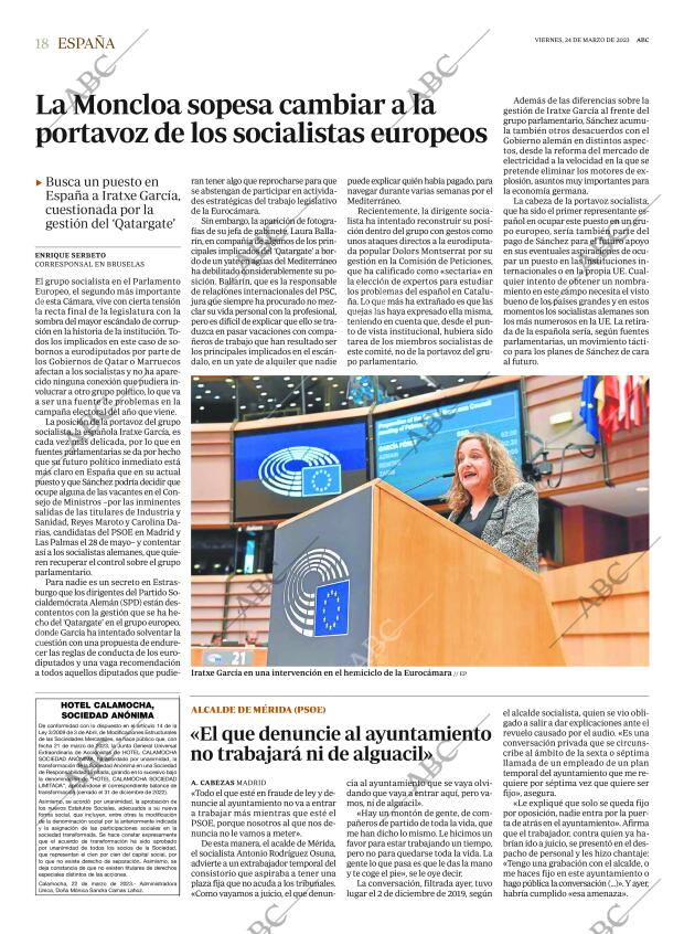 ABC MADRID 24-03-2023 página 18