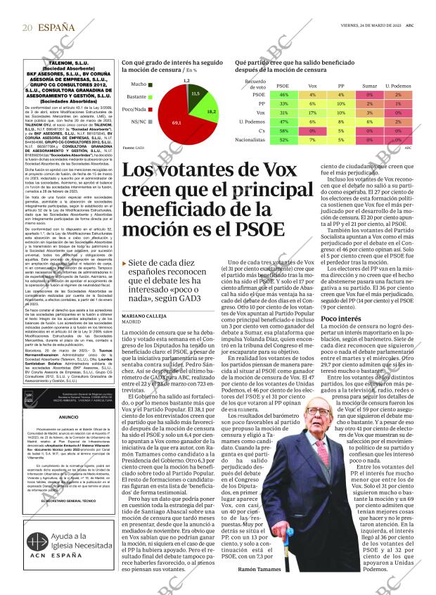 ABC MADRID 24-03-2023 página 20