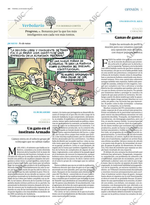 ABC MADRID 24-03-2023 página 5