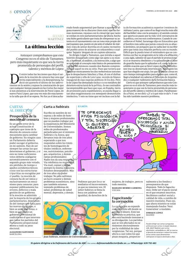 ABC MADRID 24-03-2023 página 8