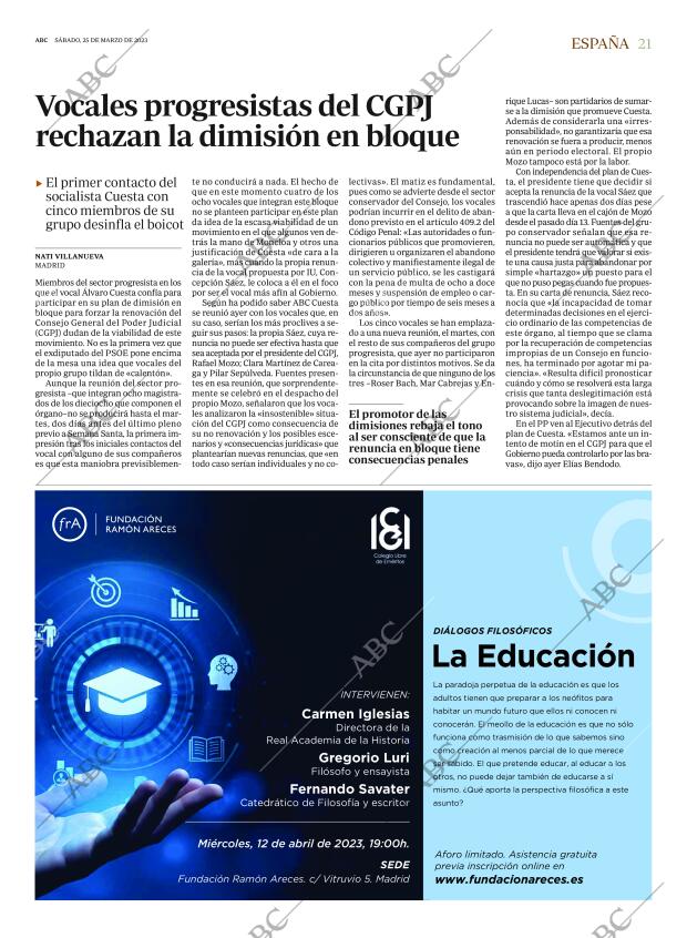 ABC MADRID 25-03-2023 página 21