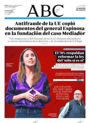 ABC MADRID 26-03-2023 página 1