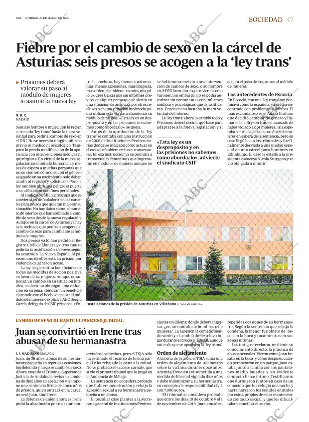 ABC MADRID 26-03-2023 página 47