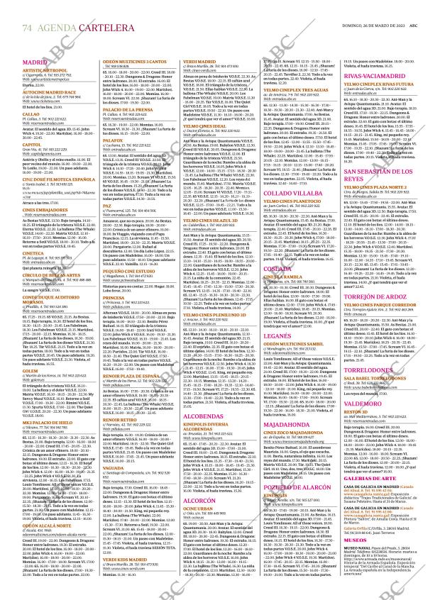 ABC MADRID 26-03-2023 página 74