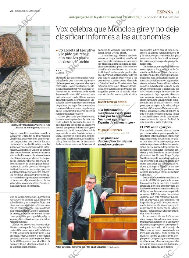ABC MADRID 30-03-2023 página 21