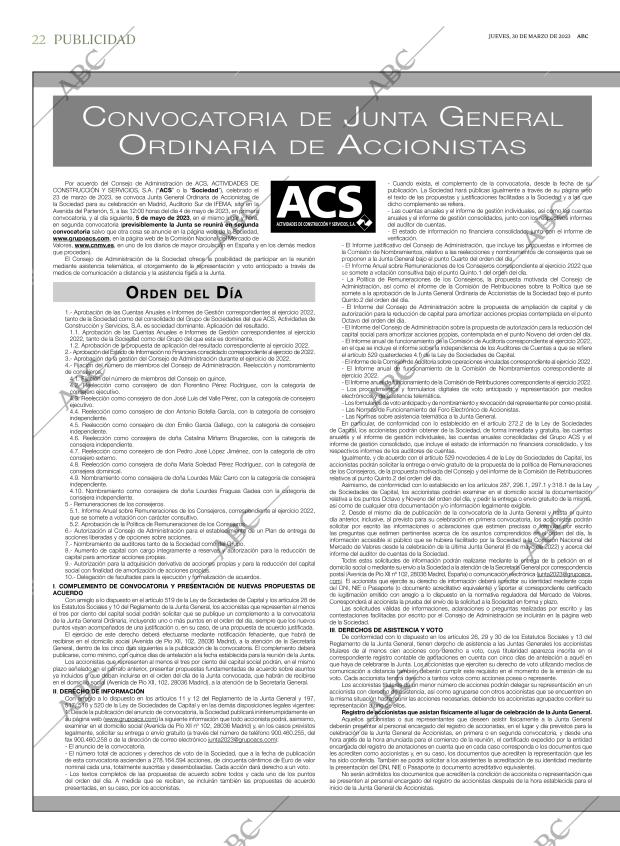 ABC MADRID 30-03-2023 página 22