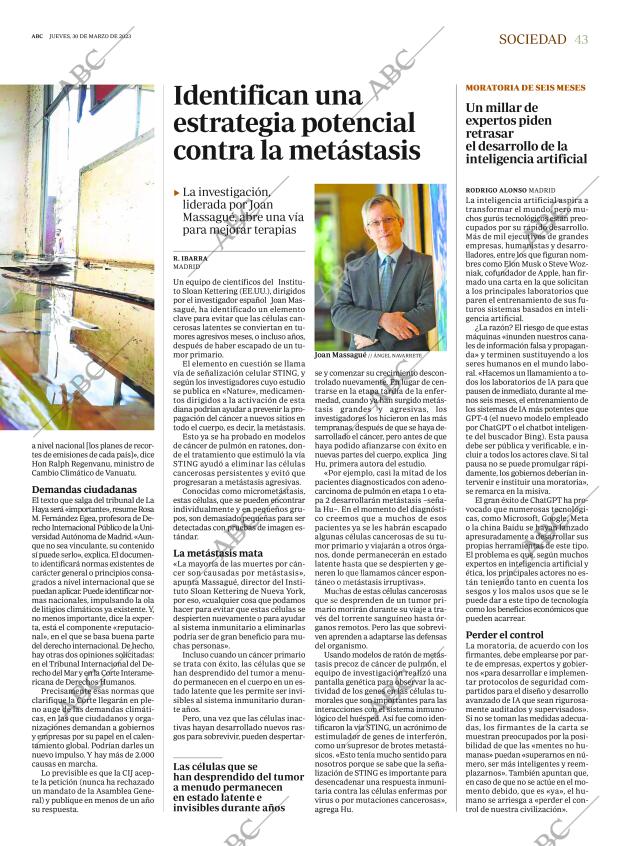 ABC MADRID 30-03-2023 página 43