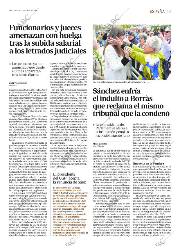 ABC MADRID 01-04-2023 página 19