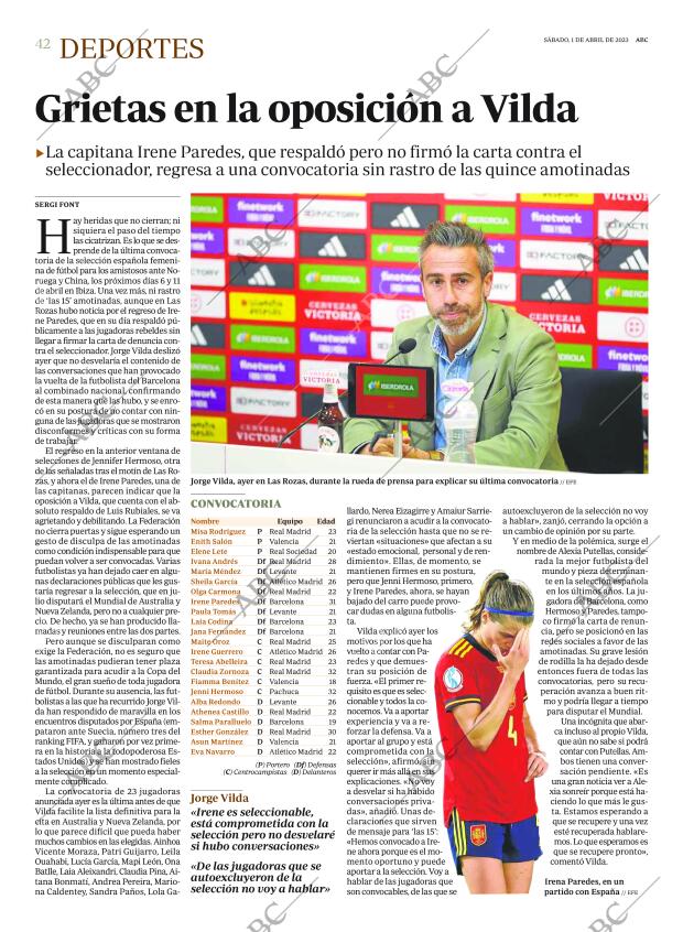 ABC MADRID 01-04-2023 página 42