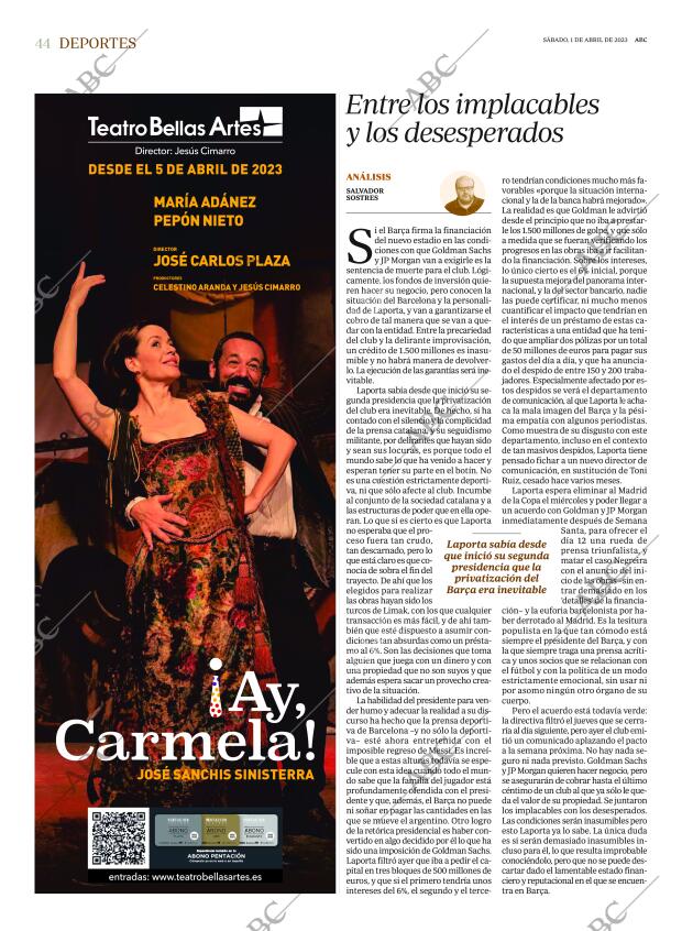 ABC MADRID 01-04-2023 página 44