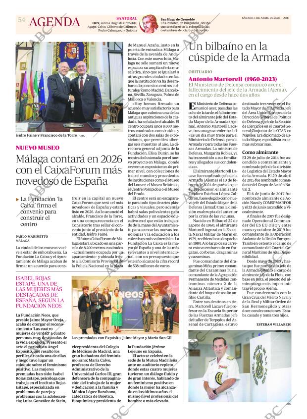 ABC MADRID 01-04-2023 página 54